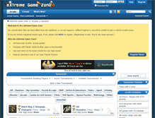 Tablet Screenshot of extremegamezone.com